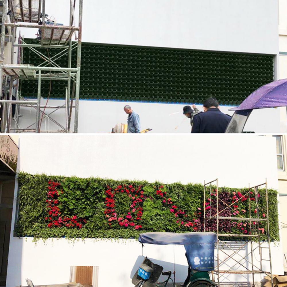 Bonsai Garden Wall - 壁掛けフォレストボックス多穴花植木鉢コンテナ垂直 3D グリーン植栽ボックス庭盆栽多肉植物プランター