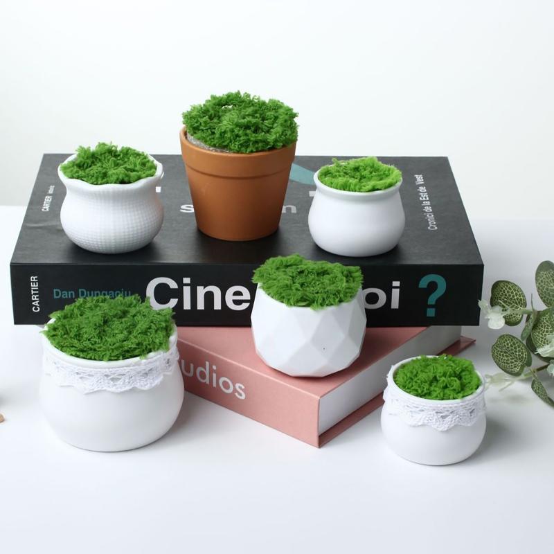 Bonsai Garden Ornaments - 5 個クリエイティブバルコニー造花庭の装飾植木鉢盆栽飾りフラワーアレンジメントデバイス花瓶