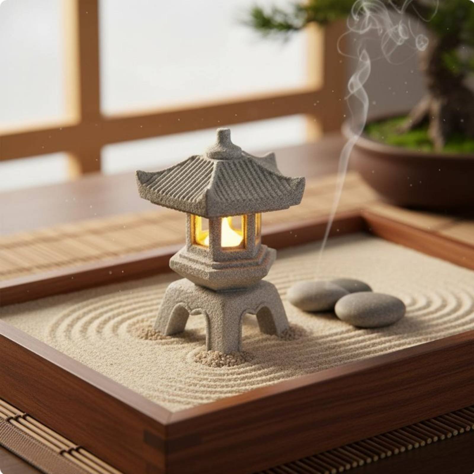 ミニチュア石灯籠アンティーク仕上げ盆栽飾り静寂の庭塔完璧な贈 - Bonsai Garden Ornaments のレビューと価格