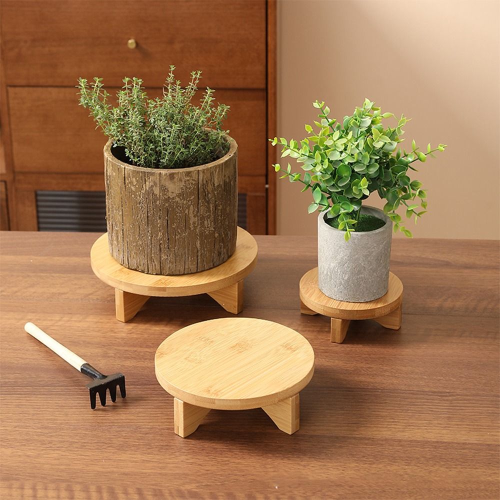 木製盆栽ディスプレイスタンド床置き園芸用品植木鉢ホルダー多肉 - Bonsai Garden Display のレビューと価格