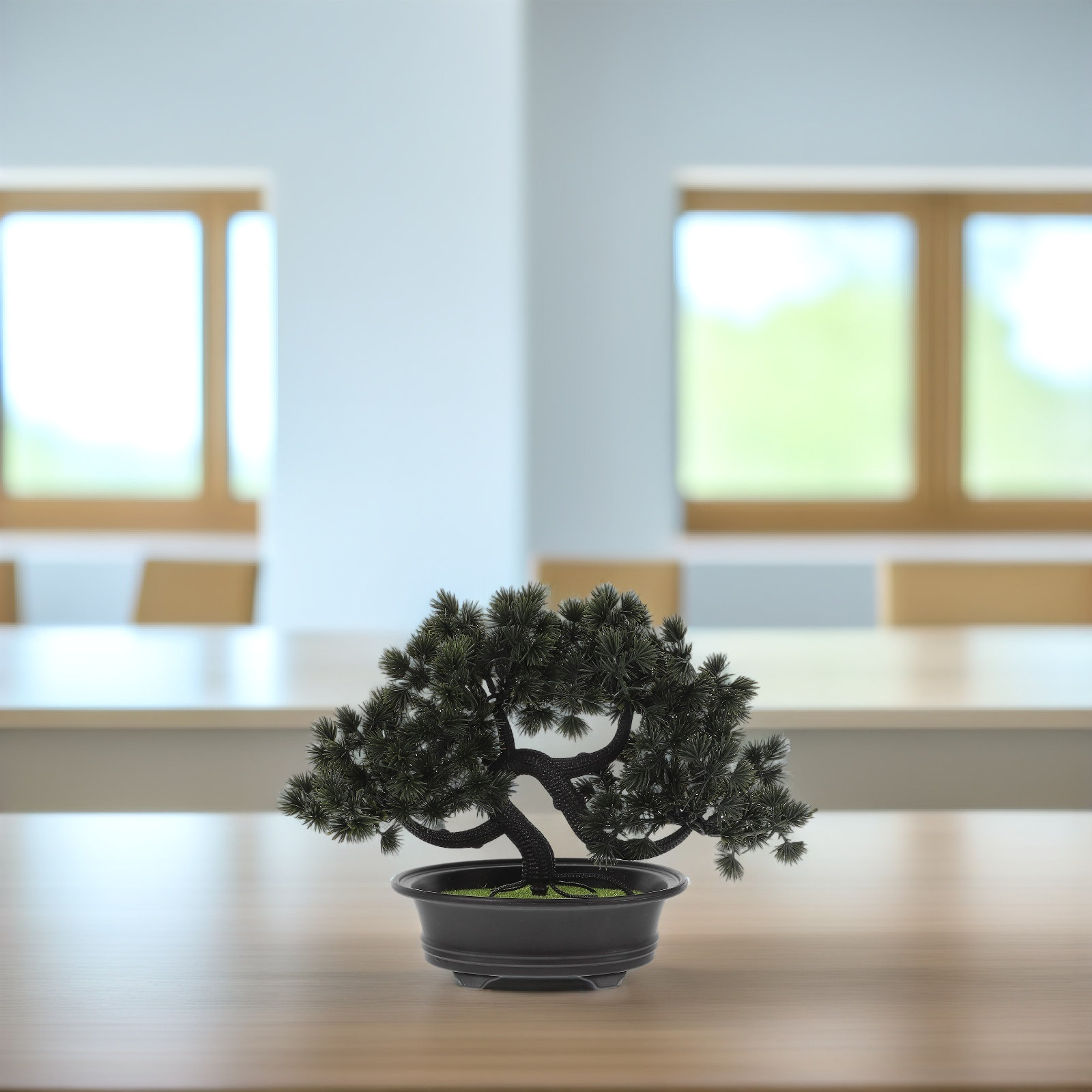 人工松盆栽ミニチュア鉢植えリアルな禅庭卓上装飾、自宅やオフィ - Bonsai Tree Miniature Zen Garden のレビューと価格