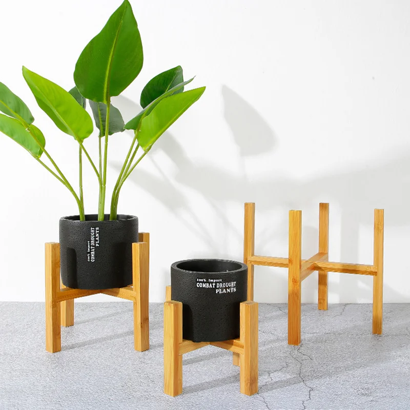 植物植木鉢スタンド小型耐久性のある木製トレイラック、強力な自 - Bonsai Garden Display のレビューと価格