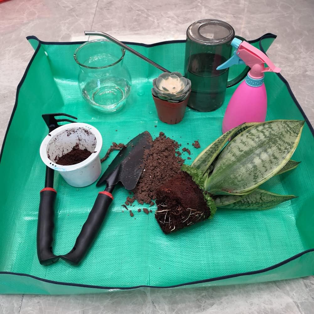 1個入り折りたたみ式携帯用厚手防水植木移植マット39.37x - Bonsai Repotting Mat のレビューと価格