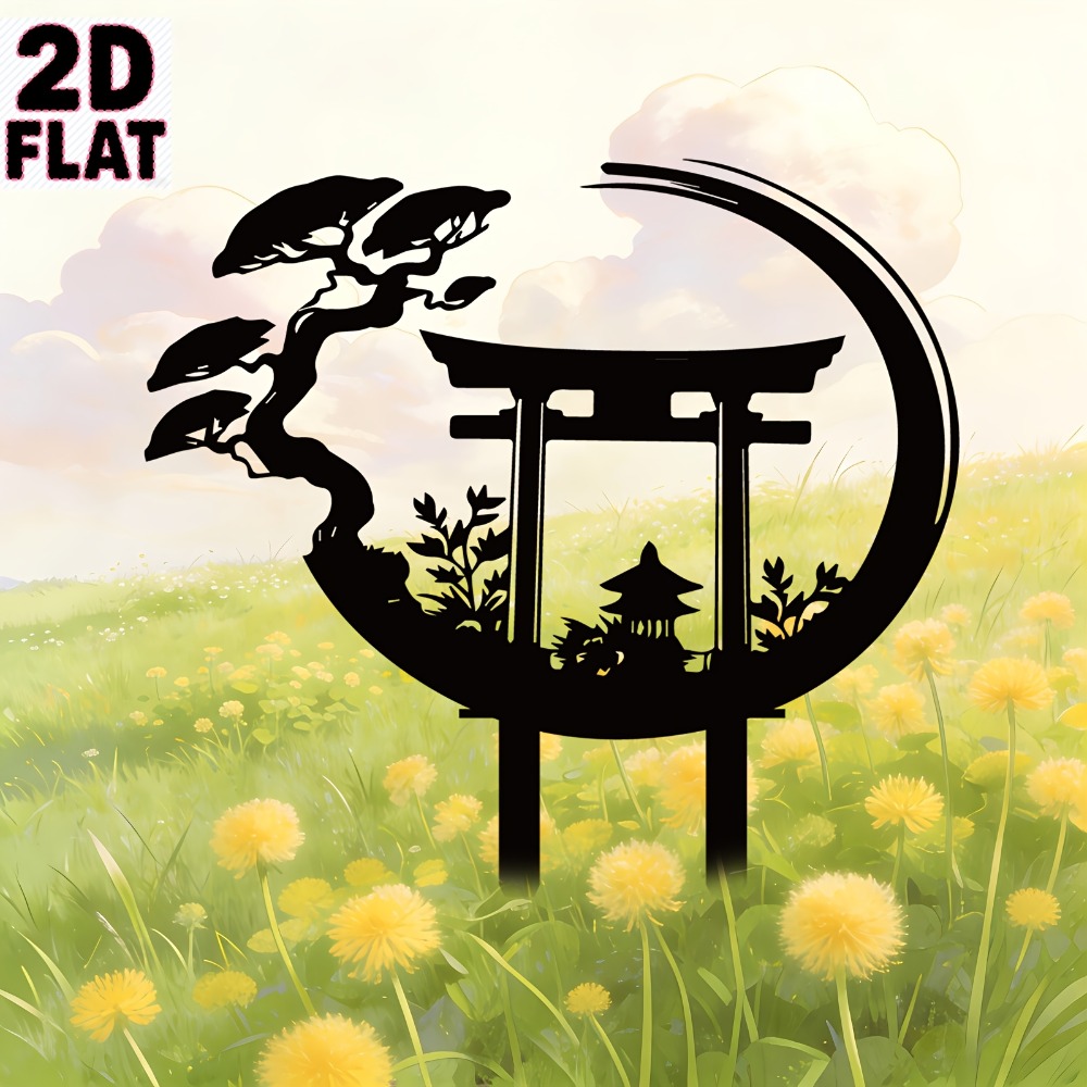 CIFBUY メタルウォールアート 神門門鉄工芸彫刻 レトロ - Bonsai Garden Wall のレビューと価格