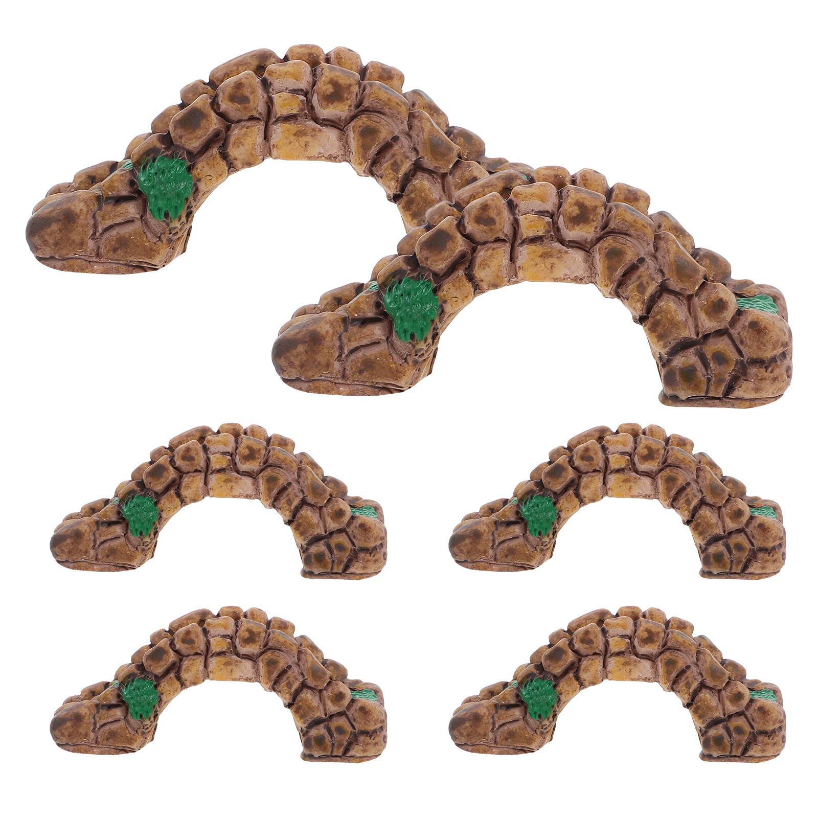 6個入り ヴィンテージ マイクロ風景樹脂製オーナメント レト - Bonsai Garden With Sand のレビューと価格