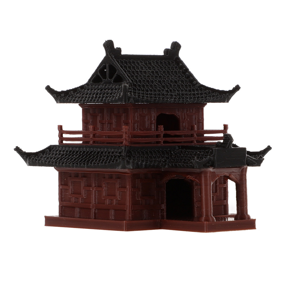 ミニチュア塔像手作り中国風パビリオン装飾品、妖精の庭、盆栽デ - Bonsai Garden Display のレビューと価格