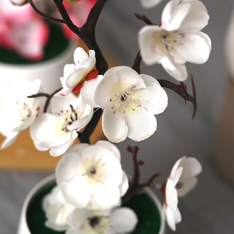 クリスマスフェイクグリーンPEパインブランチ人工植物クリスマ - Bonsai Garden Wall のレビューと価格