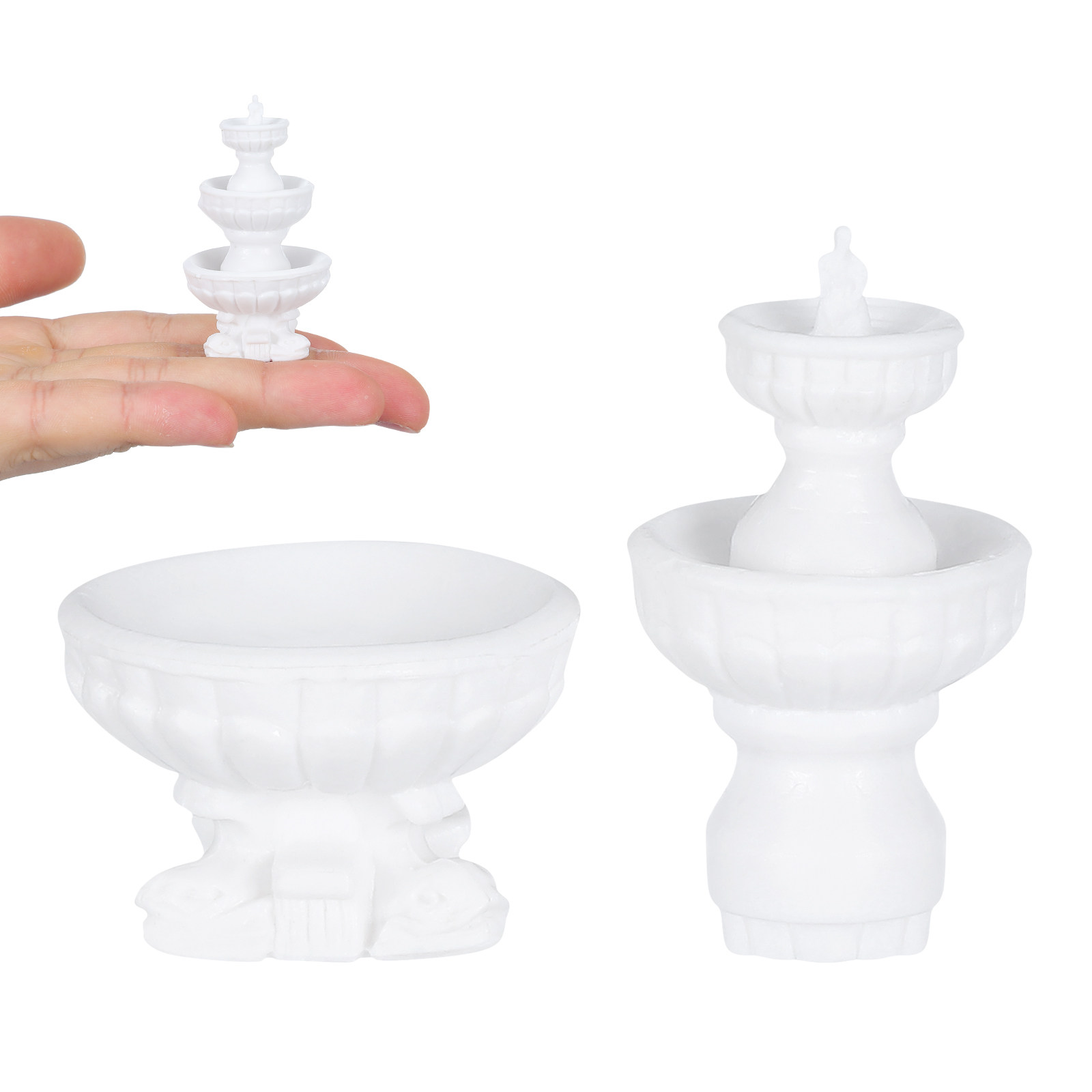 マイクロランドスケーププラスチック製噴水飾りミニチュア水景盆 - Bonsai Garden With Sand のレビューと価格